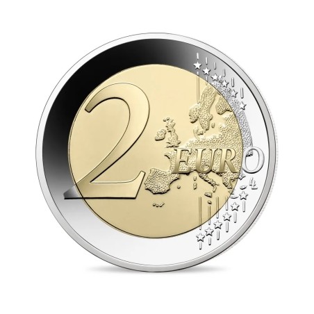 2 Euros France 2014, UNC, Journée mondiale de lutte contre le SIDA