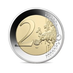 2 Euros Saint-Marin 2023, UNC, Face nationale - Portrait de Saint-Marin