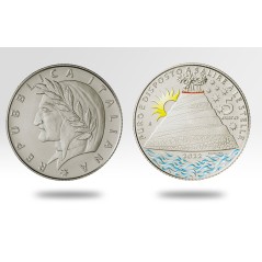 Pièce de 5 Euros Italie 2022, Coffret BE, ALIGHIERI DANTE - Le Purgatoire