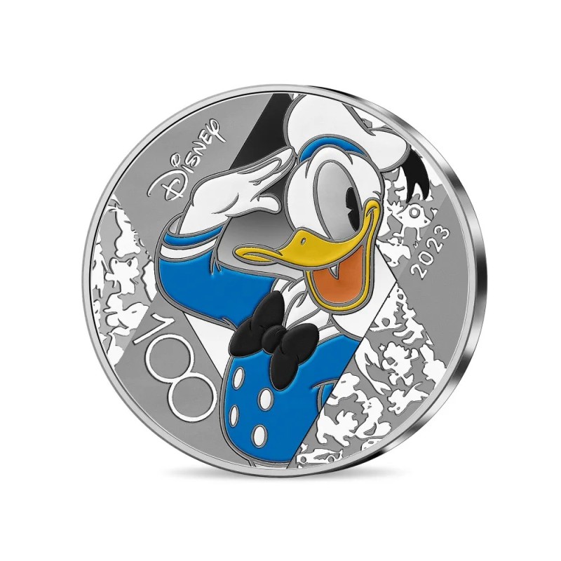 Pièce de 10 Euros France 2023, Argent colorisé, Coffret BE, 100 ans de Disney Pièce de 10 Euros France 2023, Argent colorisé, Coffret BE, 100 ans de Disney