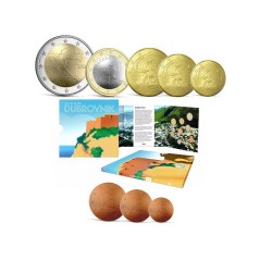 Coffret BU 8 pièces euro, Croatie 2023, Face nationale