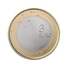 3 Euros Slovénie 2023, UNC, BORIS PAHOR