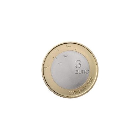 3 Euros Slovénie 2023, UNC, BORIS PAHOR