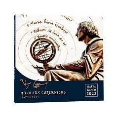 Coffret BU 9 pièces euro, Malte 2023, Face nationale - Nicolas Copernic