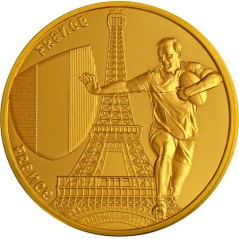 1/4 d'Euro France 2023, UNC, Monnaie de Paris - France - Coupe du Monde de Rugby 2023