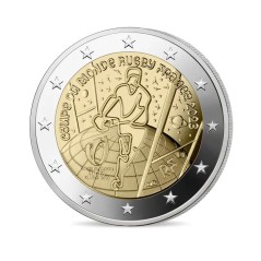 2 Euros France 2023, Coffret BE, Monnaie de Paris - Coupe du monde de rugby