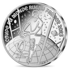 10 Euros France 2023, Argent, UNC, Coupe du monde de rugby 2023