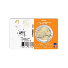 2 Euros France 2022, BU Coincard, Le Génie JO Paris 2024, Version Jaune