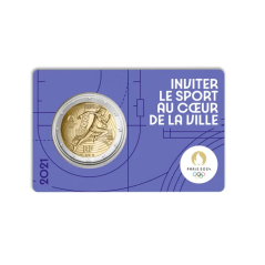 2 Euros France 2021, BU Coincard, Marianne JO Paris 2024, Version Violette