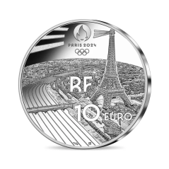 Pièce de 10 Euros France 2023, Argent, Coffret BE, Monnaie de Paris Le Château de Versailles - Héritage - Paris 2024