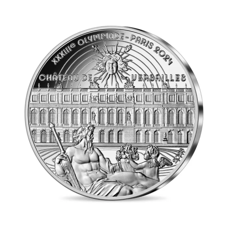 Pièce de 10 Euros France 2023, Argent, Coffret BE, Monnaie de Paris Le Château de Versailles - Héritage - Paris 2024