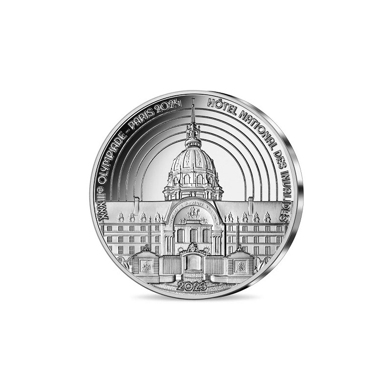 10 Euros France 2023, Argent, Coffret BE, Hôtel des Invalides - Monnaie de Paris