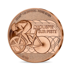 1/4 d'Euro France 2022, UNC, Monnaie de Paris - PARIS 2024 JO - Cyclisme sur piste