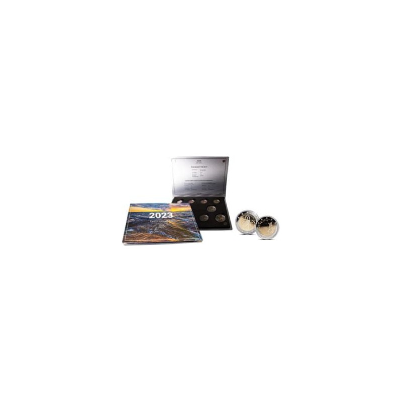 Coffret BE 10 pièces euro, Finlande 2023, Face nationale - Protection de la nature et Services sociaux et de santé Coffret BE 10 pièces euro, Finlande 2023, Face nationale - Protection de la nature et Services sociaux et de santé