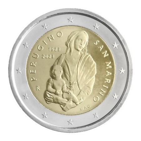 2 Euros Saint-Marin 2023, Coffret BU, Le Pérugin