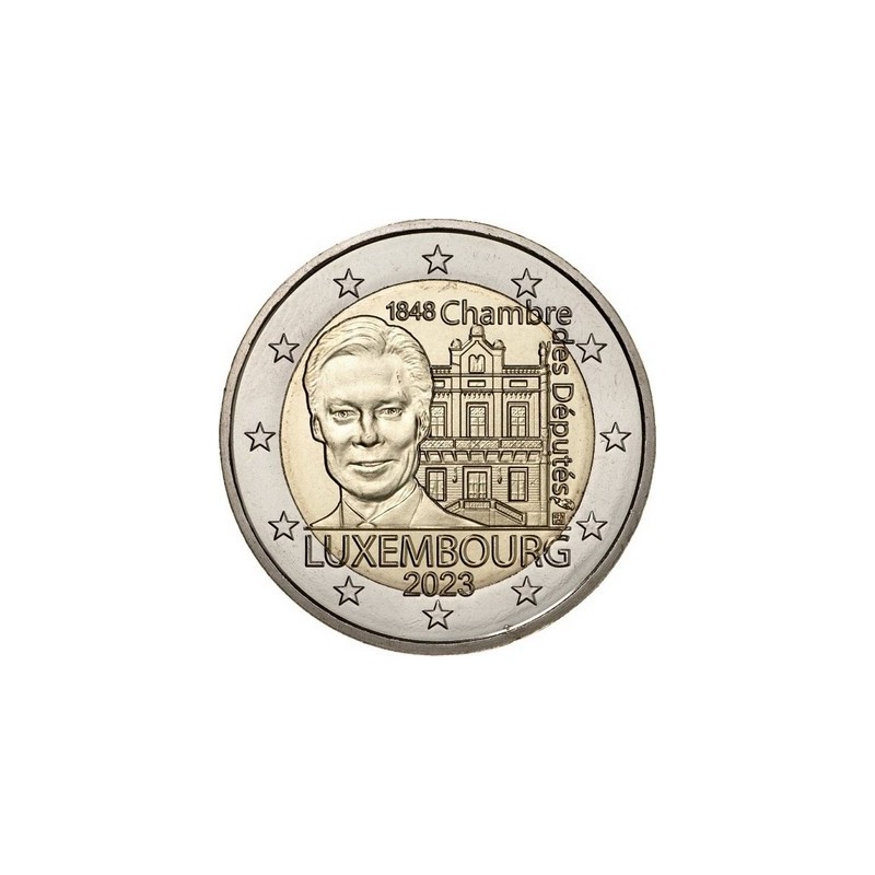 2 Euros Luxembourg 2023, UNC, Chambre des Députés