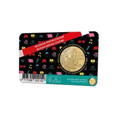 Pièce de 2,50 Euros Belgique 2023, BU coincard version française, Culture belge