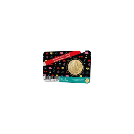 Pièce de 2,50 Euros Belgique 2023, BU coincard version française, Culture belge