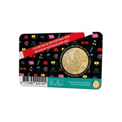 Pièce de 2,50 Euros Belgique 2023, BU coincard version flamande, Culture belge