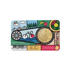 2,50 Euros Belgique 2023, BU coincard version française, Cyclisme