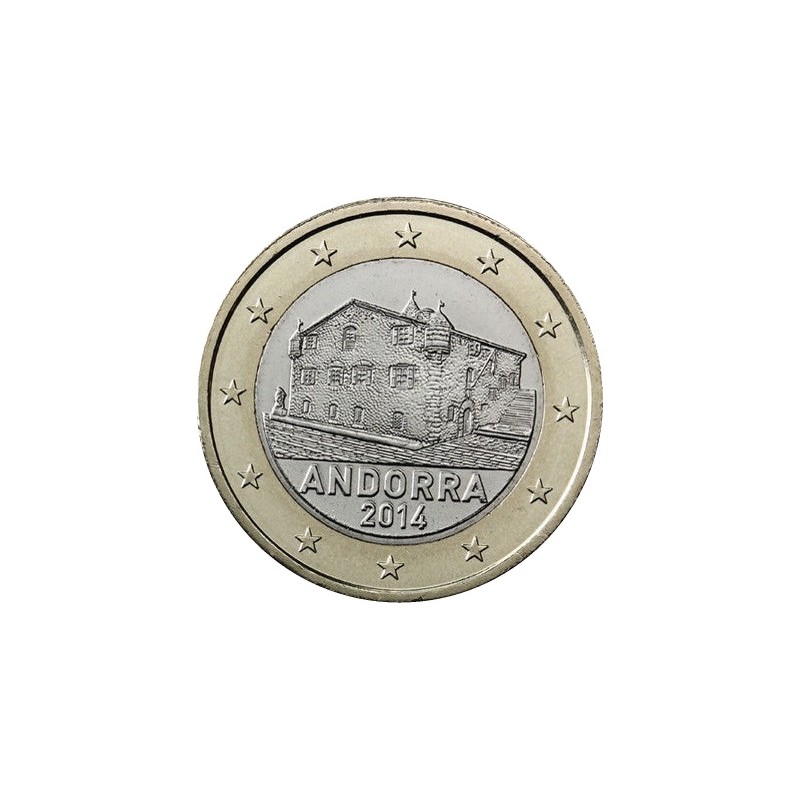 1 Euro Andorre 2016, UNC, Casa de la Val