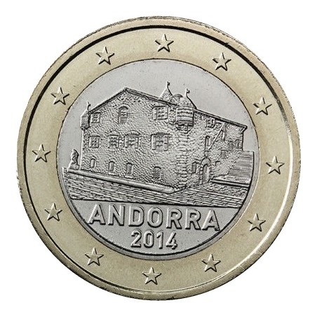 1 Euro Andorre 2016, UNC, Casa de la Val