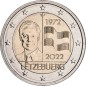 2 Euros Luxembourg 2022, UNC, 50 ans du drapeau tricolore