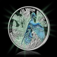 3 Euros Autriche 2022, UNC, Le Microraptor