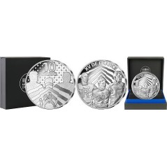 Pièce de 10 Euros France 2022, Argent, Coffret BE, XV de France rugby