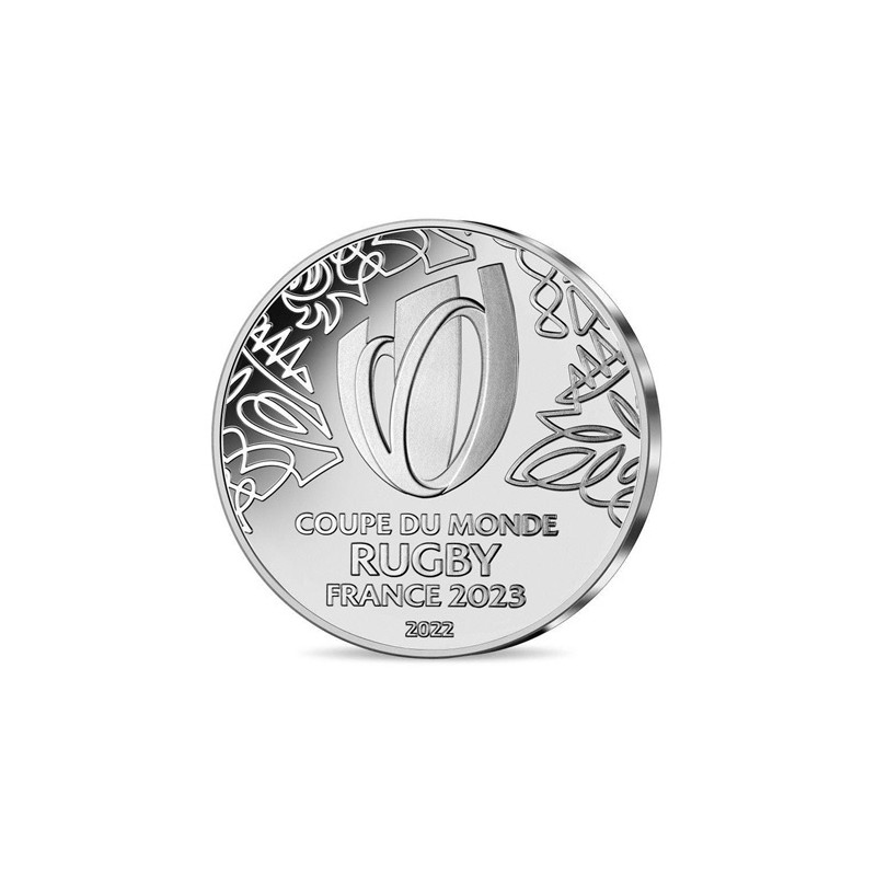 Pièce de 10 Euros France 2023, Argent, BE, Coupe du monde de rugby