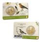 Pièce de 2,50 Euros Belgique 2022, BU coincard version française, Protection des oiseaux