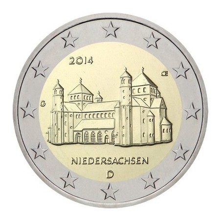 2 Euros Allemagne 2014, UNC, Présidence de la Basse-Saxe au Bundesrat, Atelier A