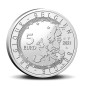 Pièce de 5 Euros Belgique 2021, BU coincard, 75 ans de Blake & Mortimer, Version relief Pièce de 5 Euros Belgique 2021, BU coincard, 75 ans de Blake & Mortimer, Version relief