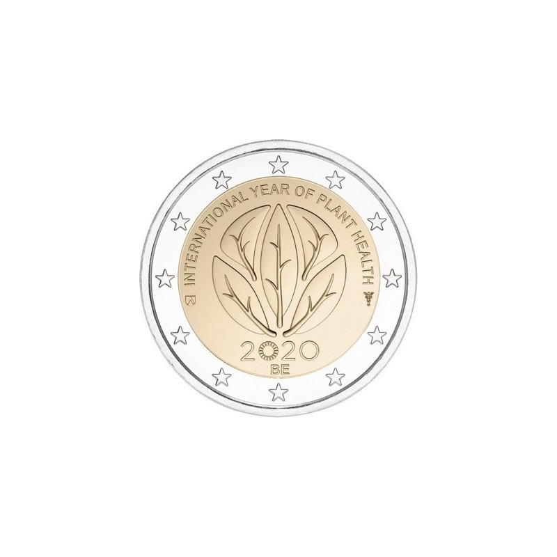 2 Euros Belgique 2020, BU coincard version flamande, Année internationale de la santé des plantes