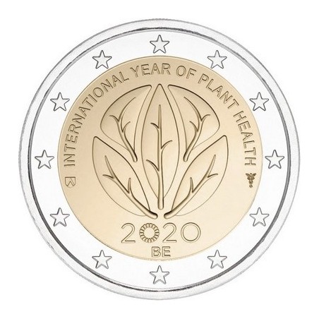 2 Euros Belgique 2020, BU coincard version flamande, Année internationale de la santé des plantes