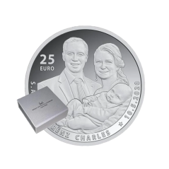 25 Euros Luxembourg 2020, Coffret BE, Naissance du Prince Charles