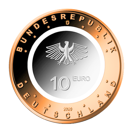 10 € Allemagne 2020 UNC, Sur la terre, atelier A