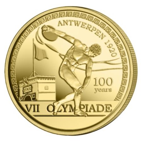 Pièce de 2,50 Euros Belgique 2020, BU coincard version relief, 100 ans JO Anvers