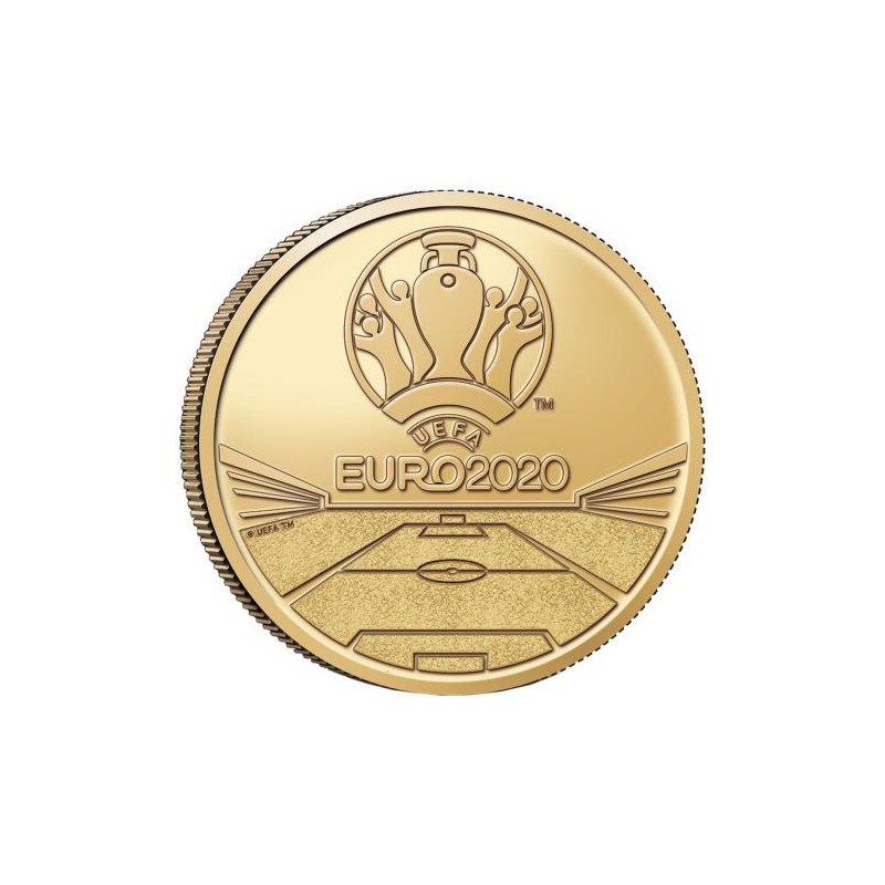 Pièce de 2,50 Euros Belgique 2020, BU coincard version française, UEFA Euro Pièce de 2,50 Euros Belgique 2020, BU coincard version française, UEFA Euro