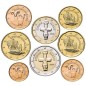 Série 8 pièces euro, Chypre 2020, UNC, Face nationale 2020 Série 8 pièces euro, Chypre 2020, UNC, Face nationale 2020