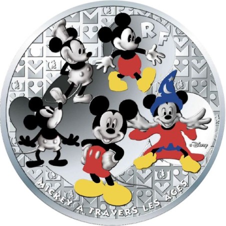 10 euros commémorative France 2016 BE argent – Mickey