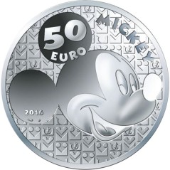 10 euros commémorative France 2016 BE argent – Mickey