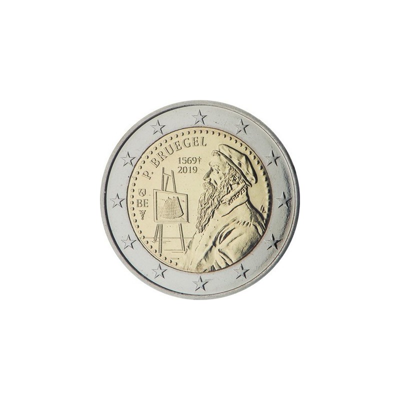 2 Euros Belgique 2019, BU coincard version flamande, 450 ans de la mort de Pieter Brughel