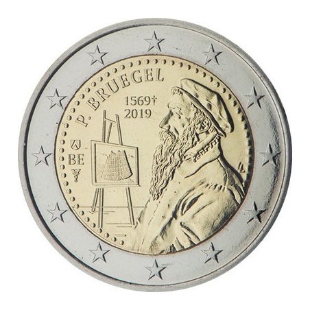 2 Euros Belgique 2019, BU coincard version flamande, 450 ans de la mort de Pieter Brughel