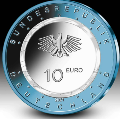 10 € Allemagne 2021 UNC, Sur l'eau, atelier A