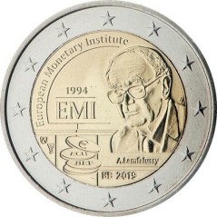 2 Euros Belgique 2019, BU coincard version flamande, EMI 25 ans Institut monétaire européen