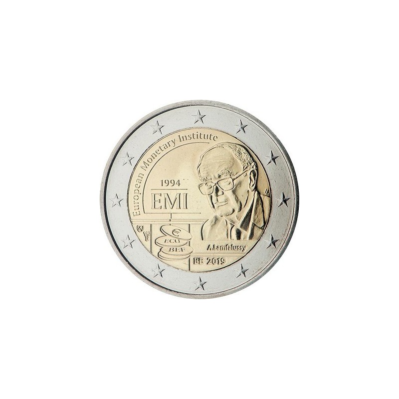 2 Euros Belgique 2019, BU coincard version flamande, EMI 25 ans Institut monétaire européen