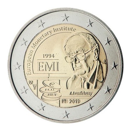 2 Euros Belgique 2019, BU coincard version flamande, EMI 25 ans Institut monétaire européen