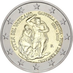 2 Euros Vatican 2019, Coffret BU, 25 ans de la restauration de la Chapelle Sixtine