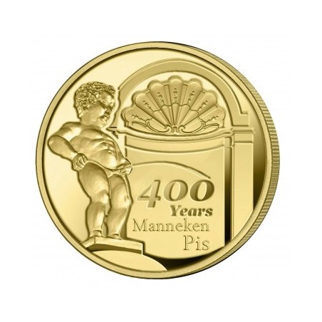 Pièce de 2,50 Euros Belgique 2019, BU coincard version flamande, 400 ans Manneken Pis